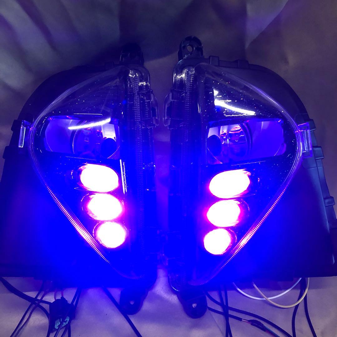 在庫1!プリウス50 ブラック+ラメAP RGBカラーチェンジ　h11バルブ交換