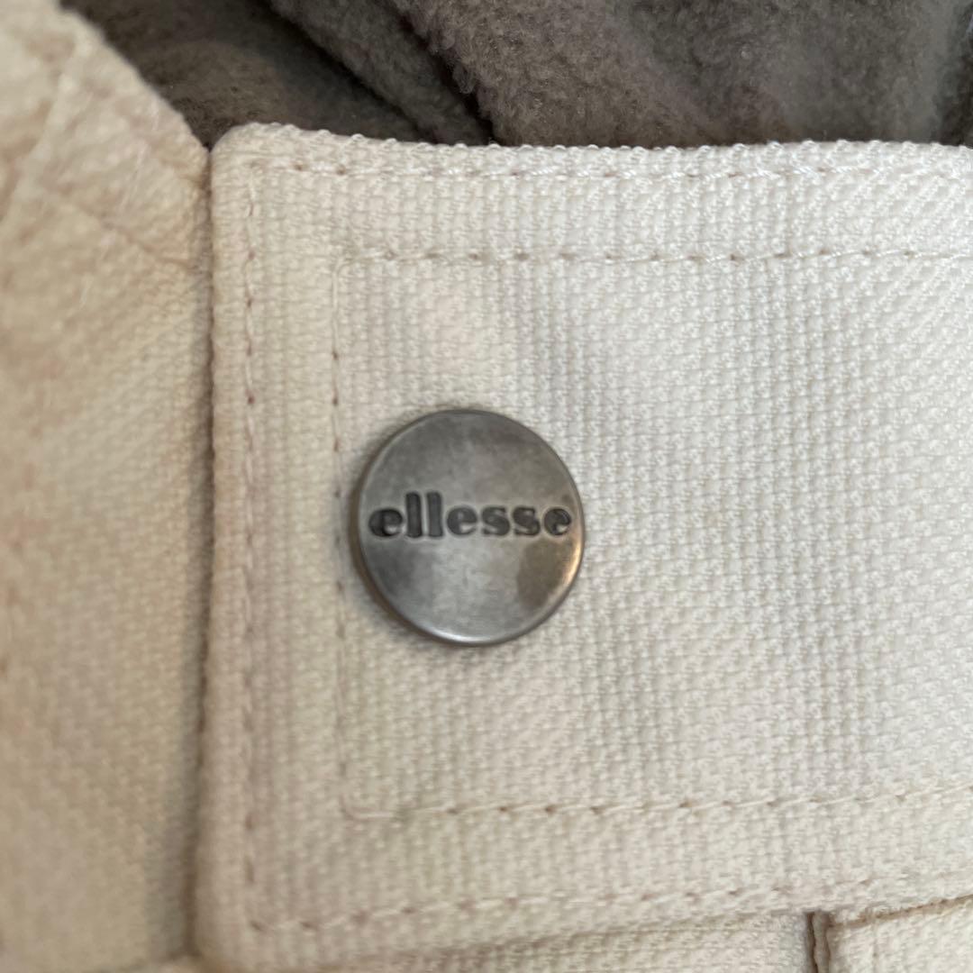 ellesse チェック柄 フード付きスキーウェア上下