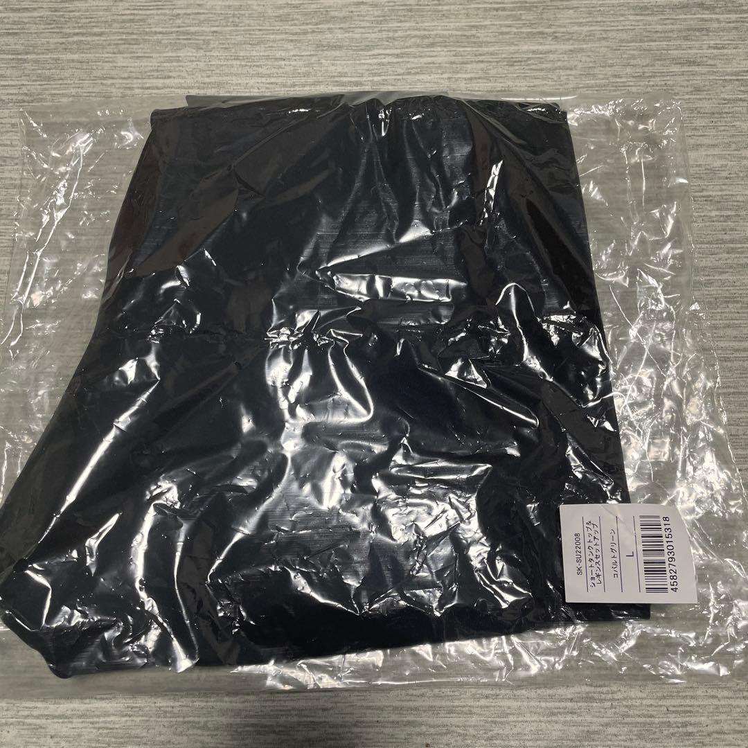 新品【SUKALA】Ｌ　小花柄 ショートタンクトップ＆レギンスセット ラバ　ヨガ