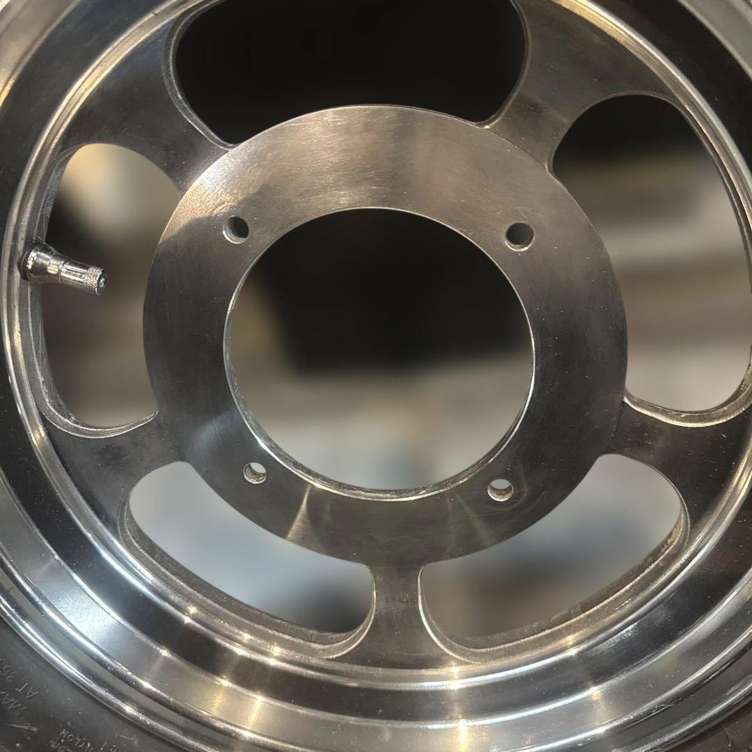 じ*丸様 ジャイロキャノピー　2スト フロントアルミ　12インチ　DURO