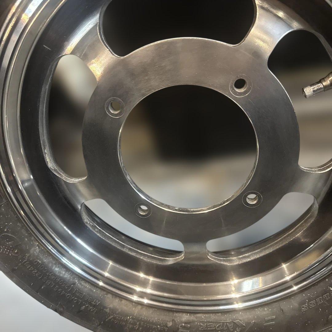 じ*丸様 ジャイロキャノピー　2スト フロントアルミ　12インチ　DURO