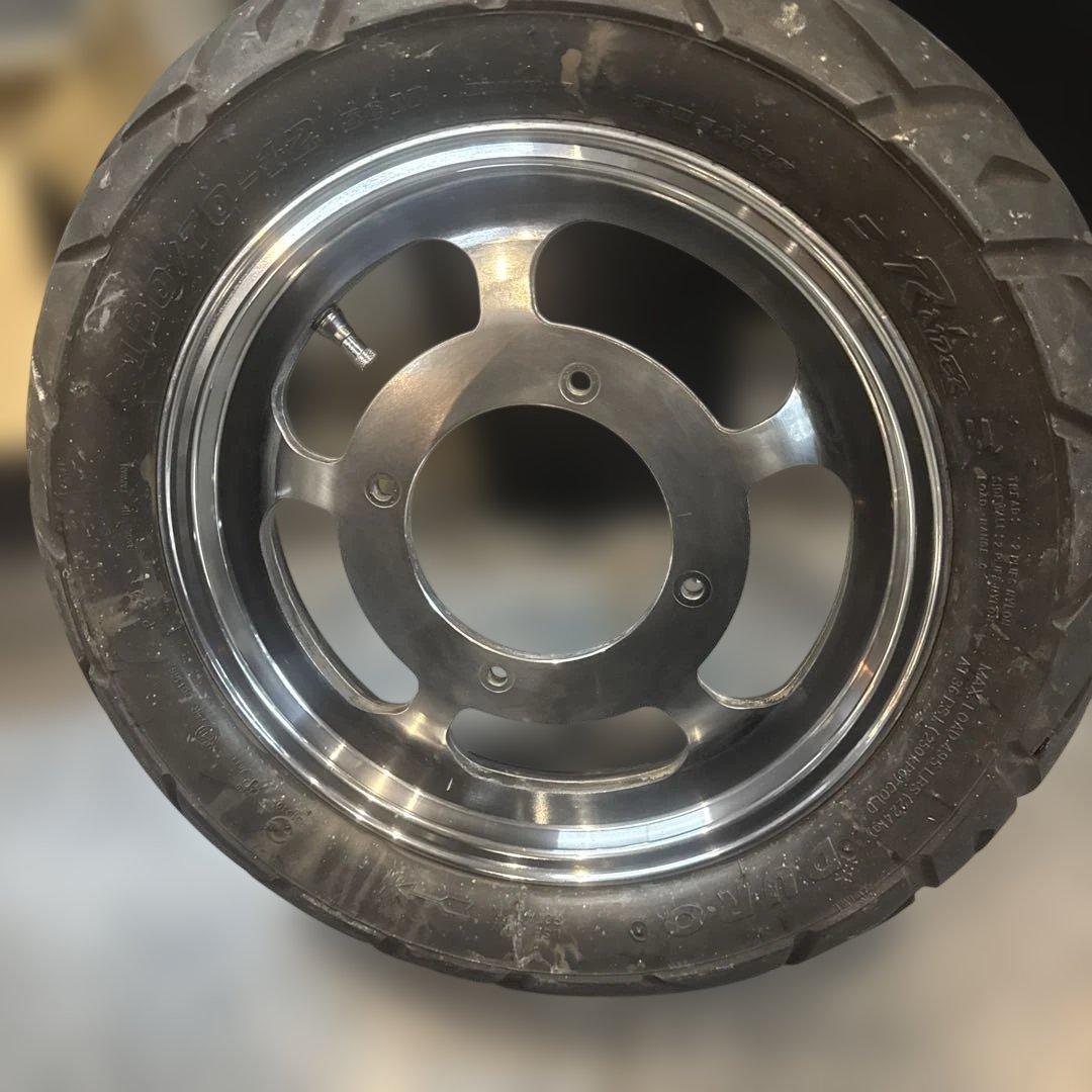 じ*丸様 ジャイロキャノピー　2スト フロントアルミ　12インチ　DURO