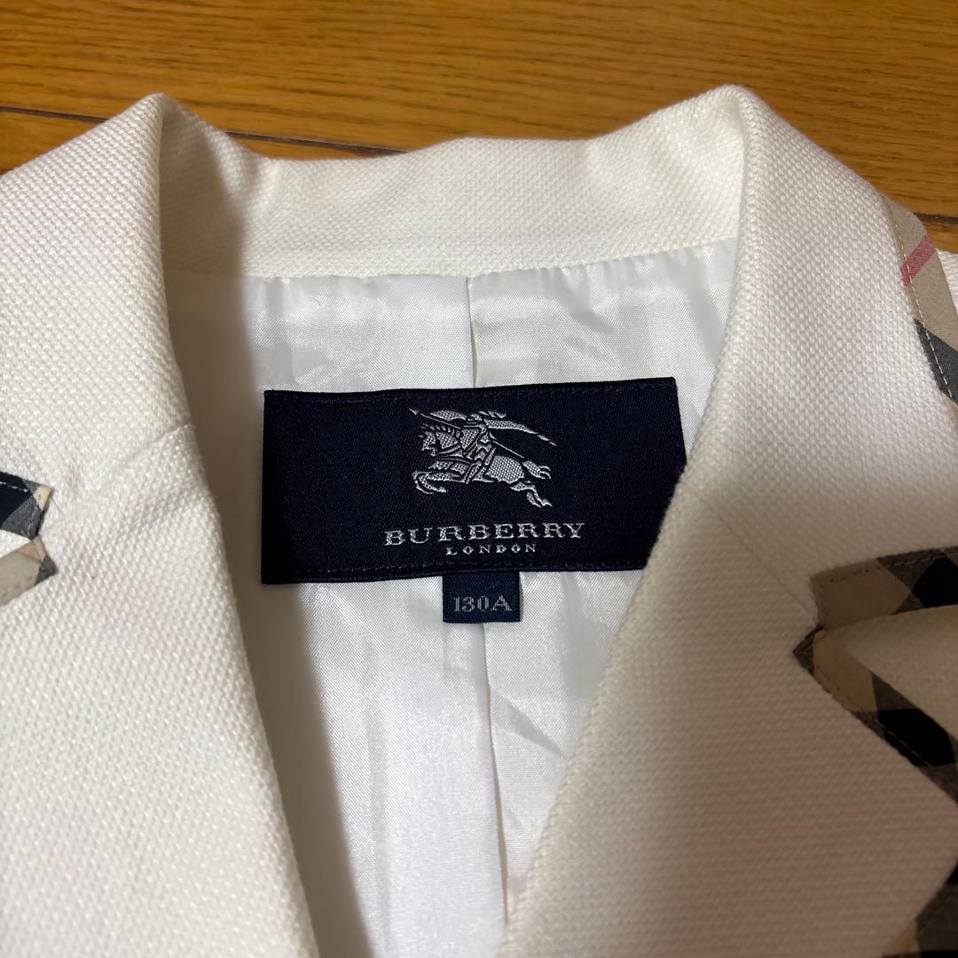バーバリー　フォーマル　ブレザー　スカート130cm