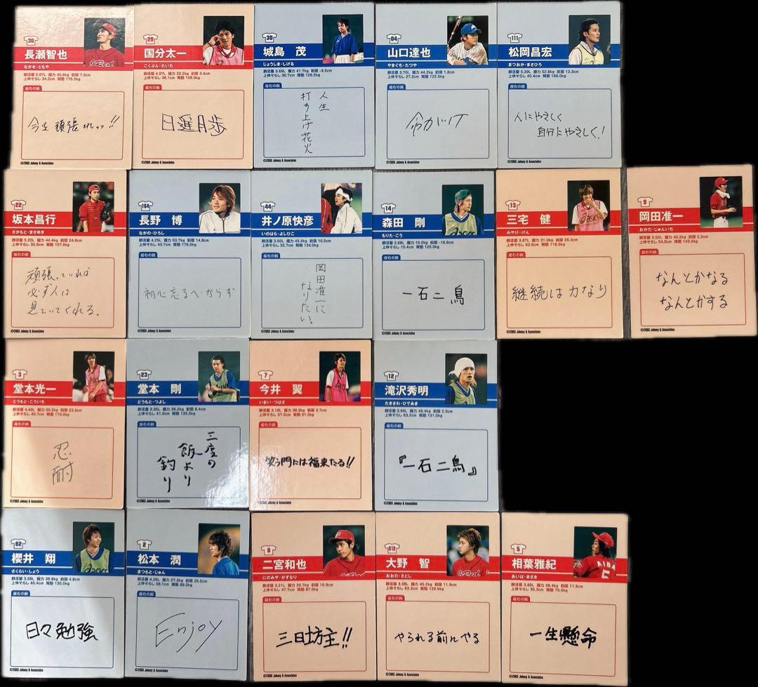 コレクターズボックスセット 2003 Johnny & Associates