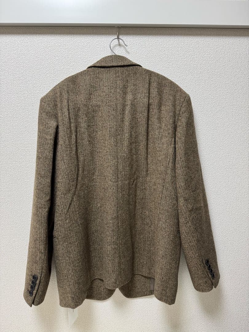 【新品】anuke ベージュHerringbone Wool Jacketタグ有