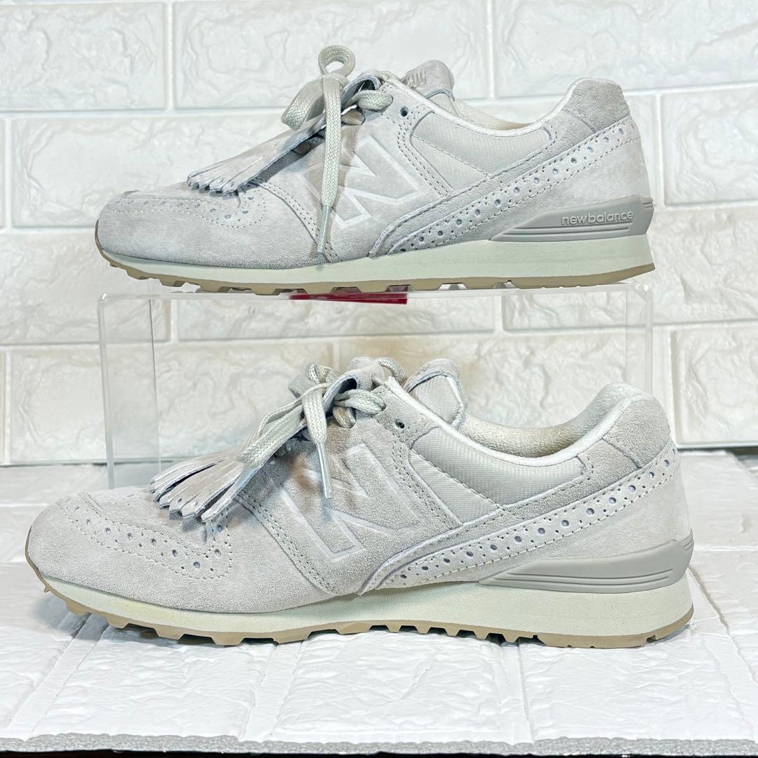 ニューバランス WL996 レディース スニーカー オフホワイト タッセル付