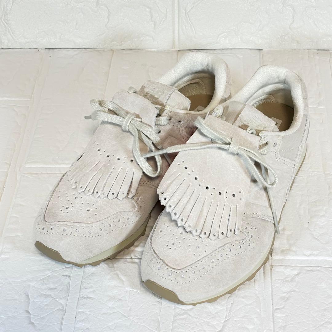 ニューバランス WL996 レディース スニーカー オフホワイト タッセル付