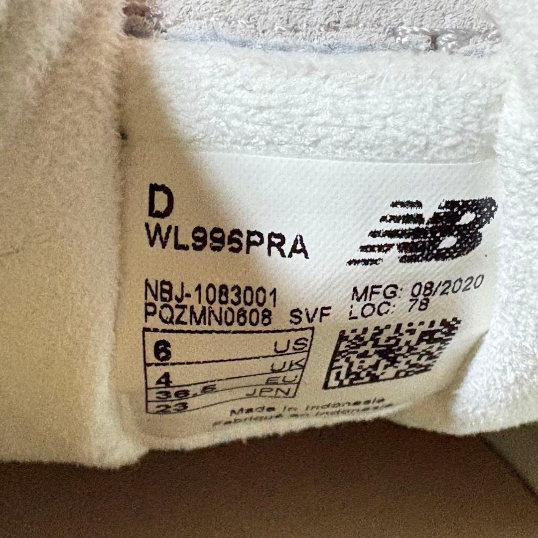 ニューバランス WL996 レディース スニーカー オフホワイト タッセル付