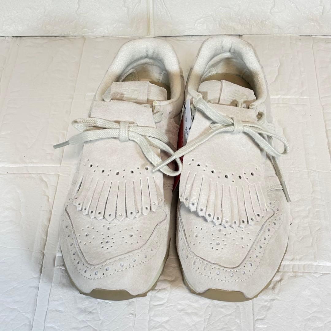 ニューバランス WL996 レディース スニーカー オフホワイト タッセル付