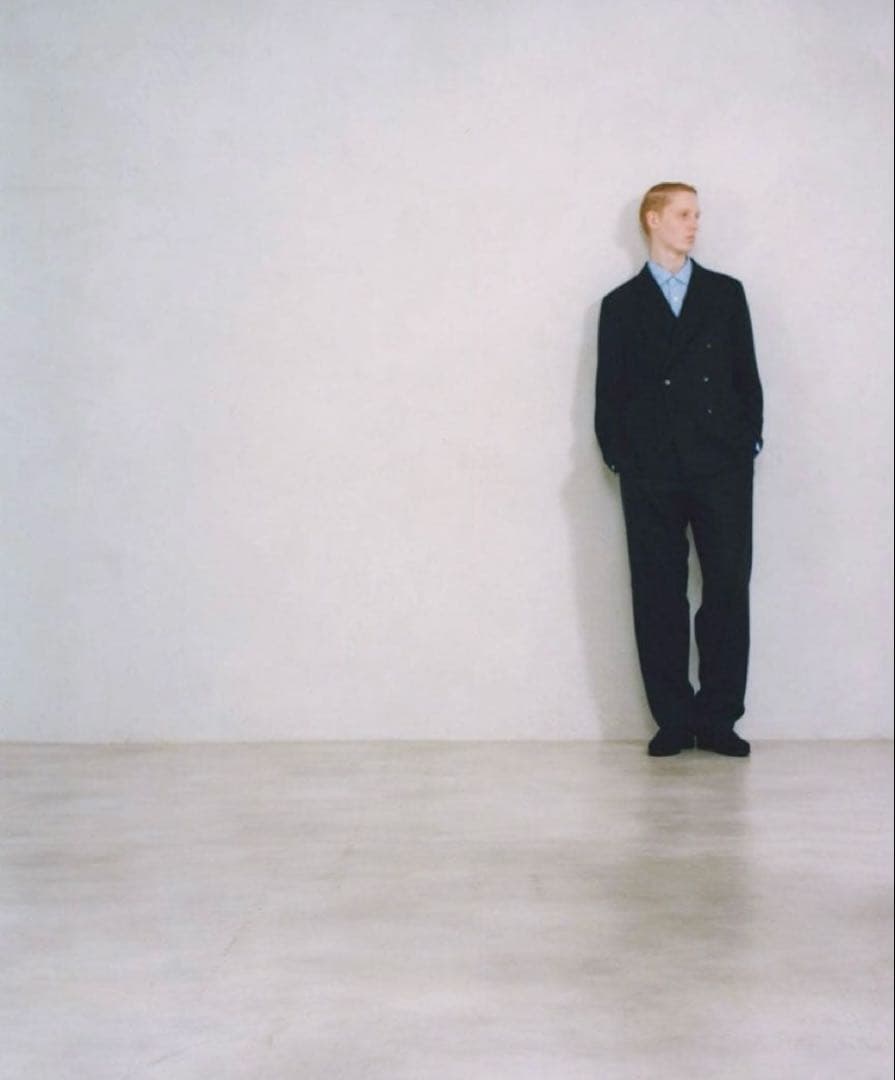 美品【l'echoppe/エルイー/LE 】wool double jacket