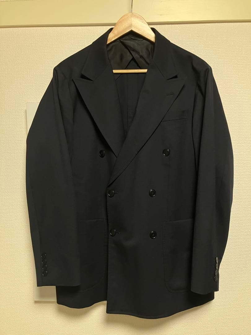 美品【l'echoppe/エルイー/LE 】wool double jacket