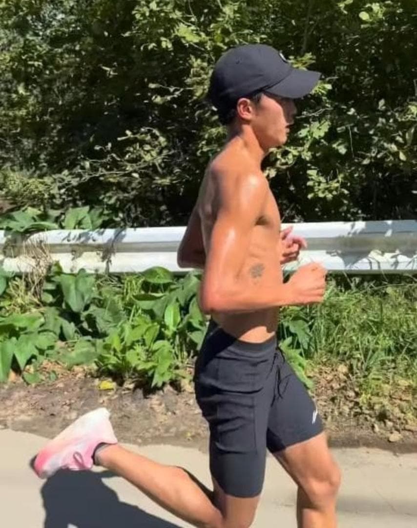 【Mサイズ】Li-Ning リーニン ランニングタイツ（黒X白）【即購入可】