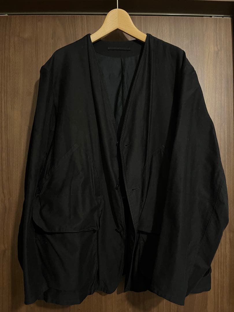 comoli コモリ 21ss コットンサテン ハンティングジャケット