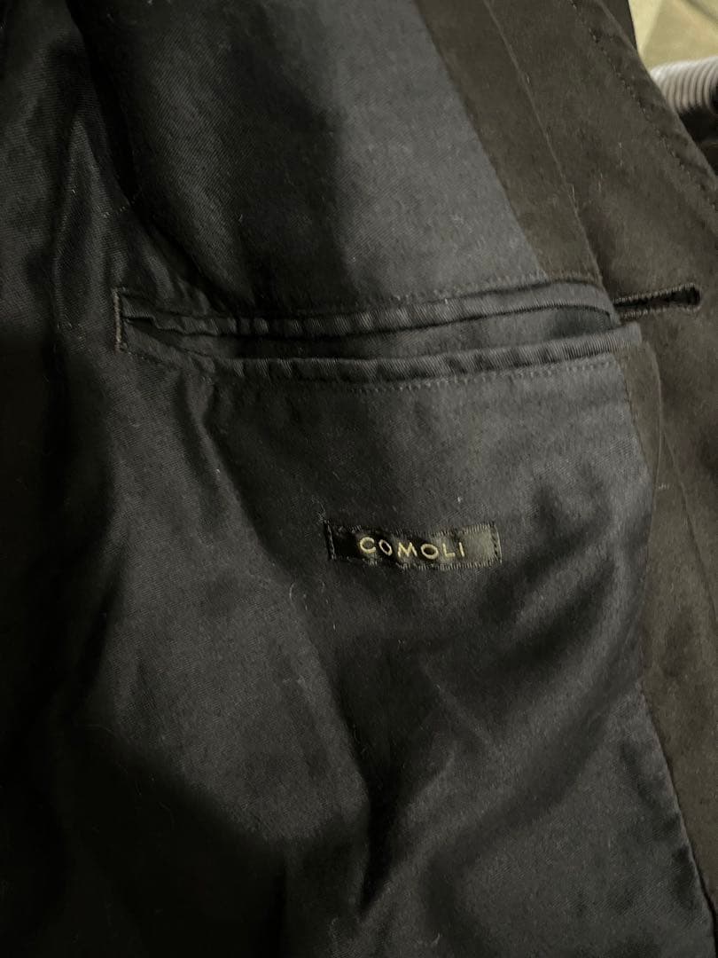 comoli コモリ 21ss コットンサテン ハンティングジャケット