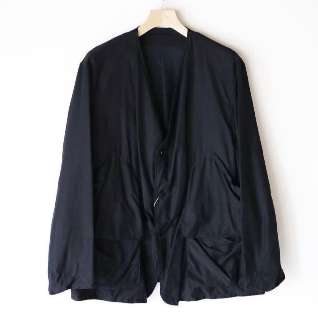 comoli コモリ 21ss コットンサテン ハンティングジャケット