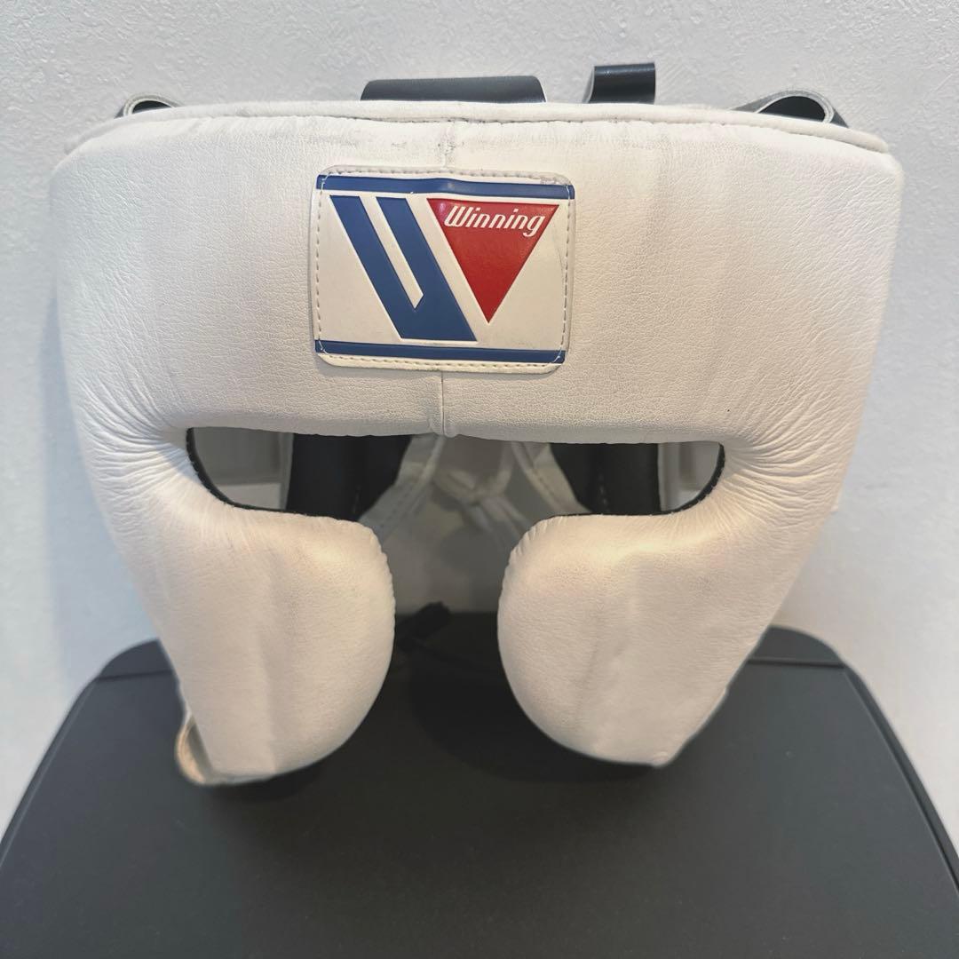 ☆★Winning ボクシングヘッドギア ホワイト 格闘技ボクシングサイズM★☆