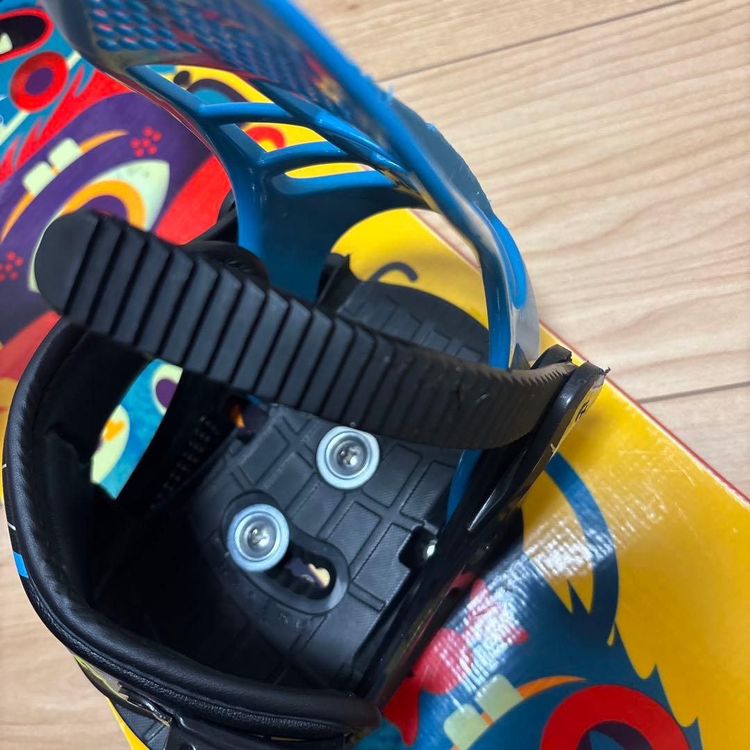 【写真追加】　サロモン スノーボード100cm　ビンディング　キッズ　2点セット