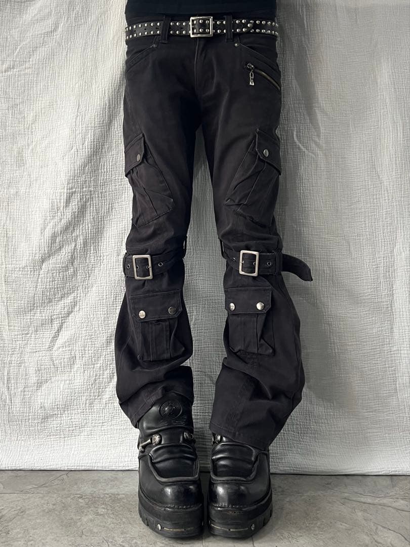 パンツ \"semantic design\" Bondage Flared Pants