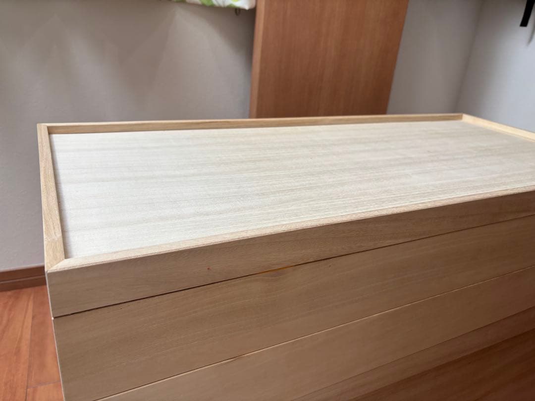 桐箪笥　4段 キャスター付き