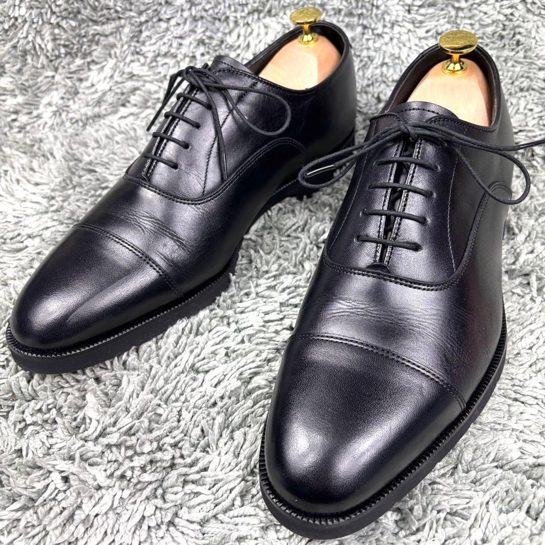 極美品✨リーガル REGAL ストレートチップ レザー ブラック 黒 軽量