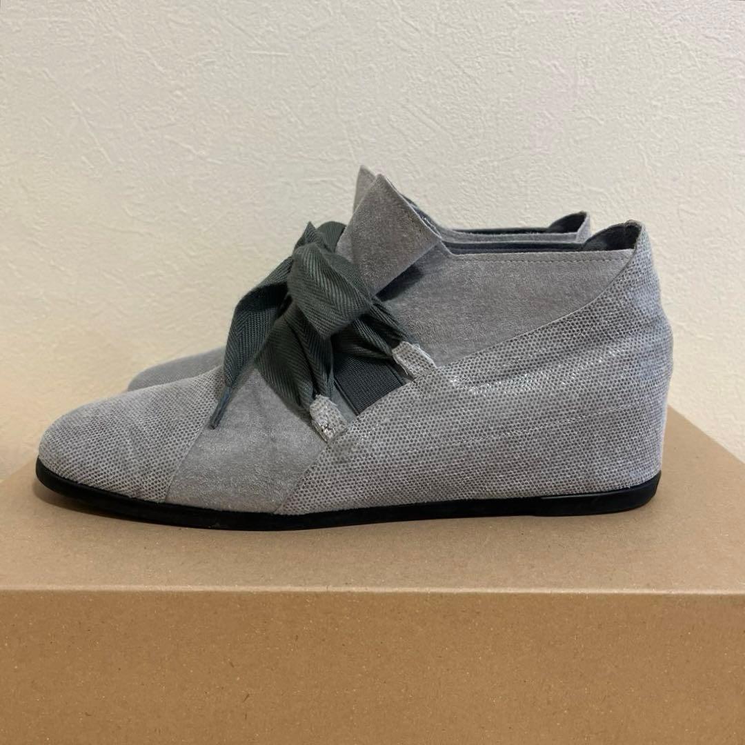 Miss Kyoukoミスキョウコ 靴 コンフォートシューズ リボン グレー