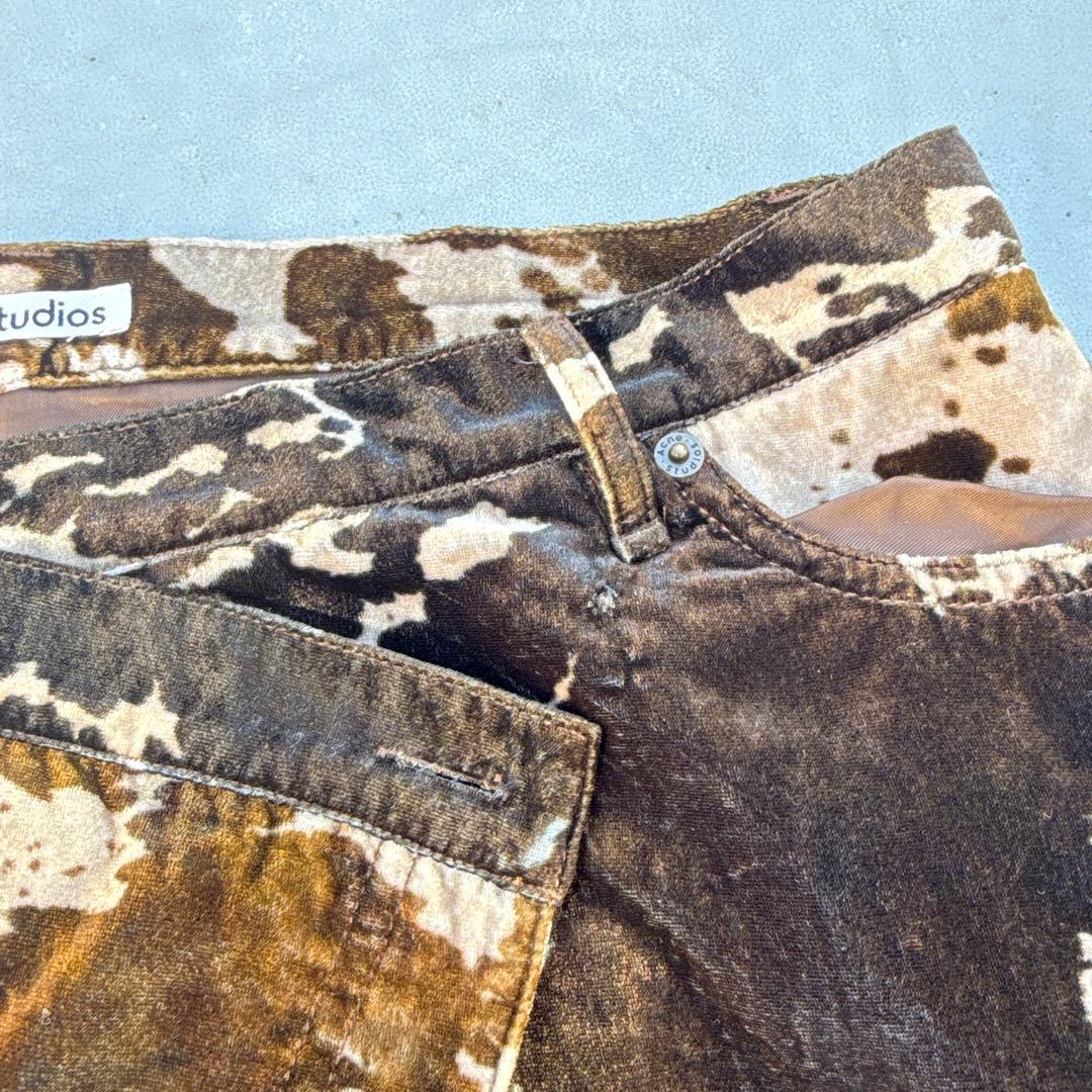 【Acne studios】アニマル柄巻きスカート