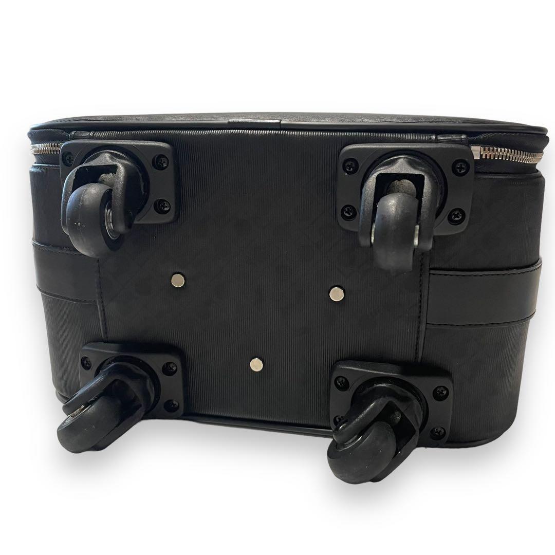 美品★ゲラルディーニ　スーツケース　ブラック　総柄　大容量