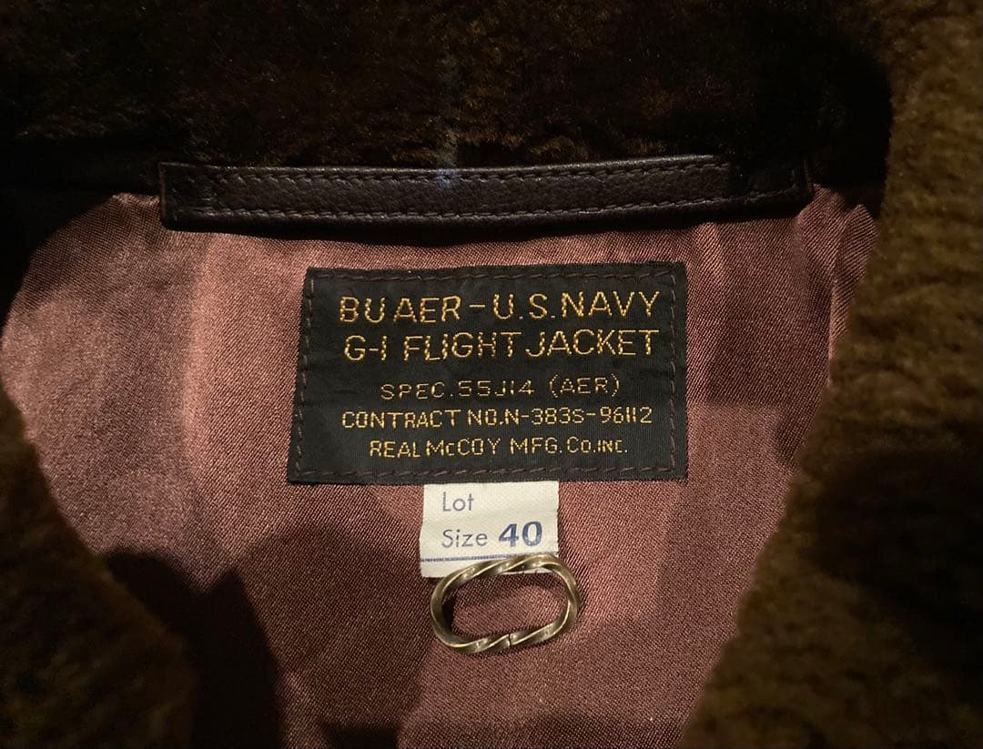 The Real McCoy's G-1 55J14 MJ14103 サイズ40