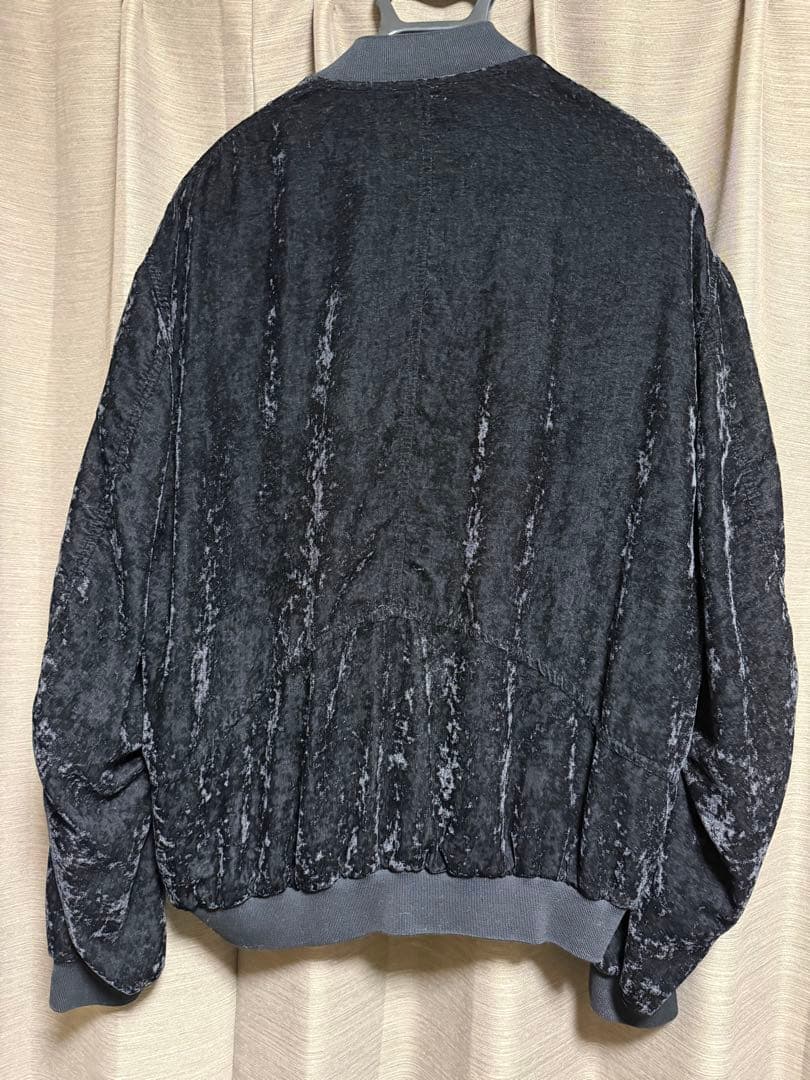 TOGA トーガ ベルベットブルゾン ブラック 22AW