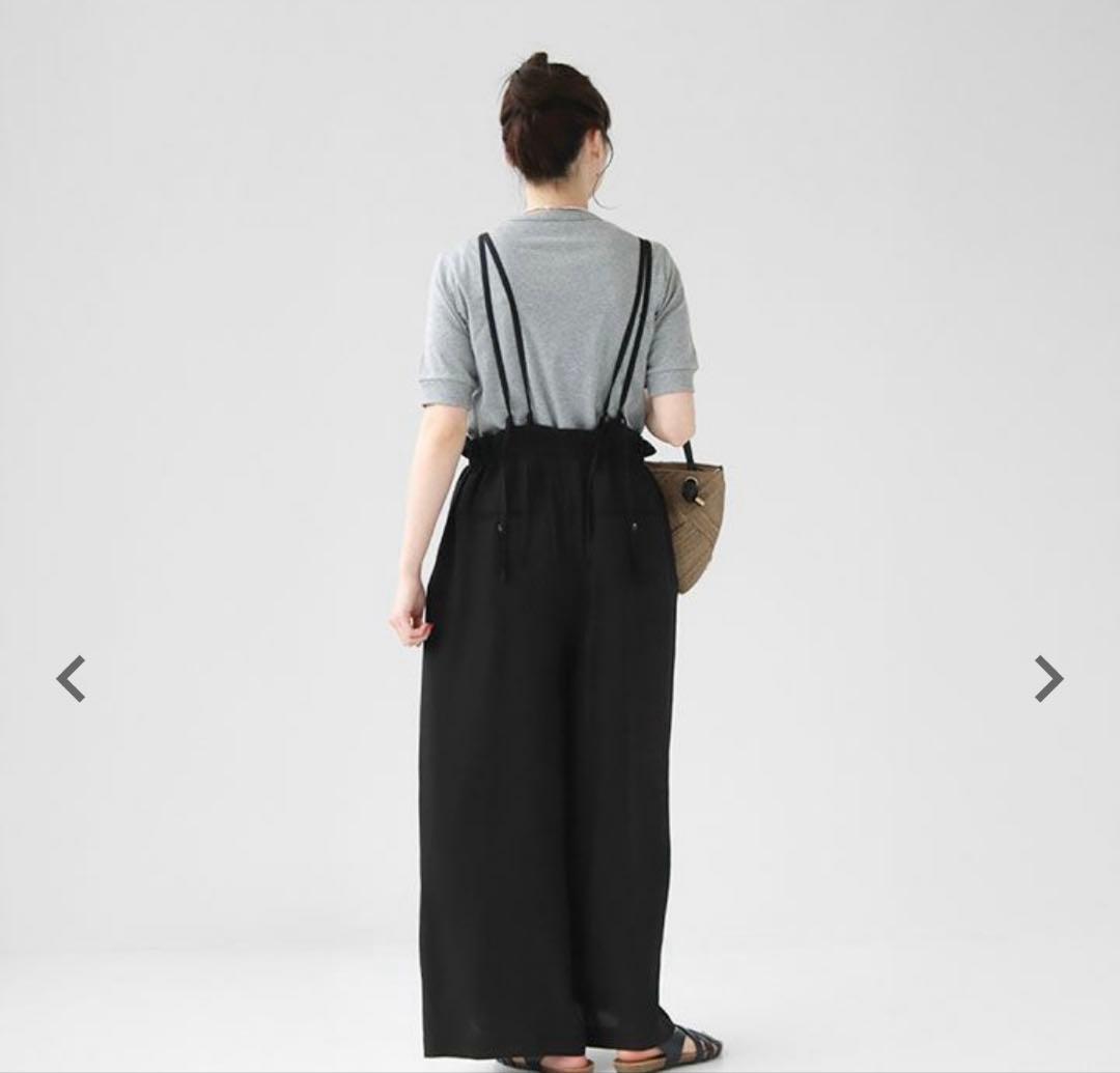 ⭐︎本日限定値下げ⭐︎SACRA ブラック サロペット　ブラック