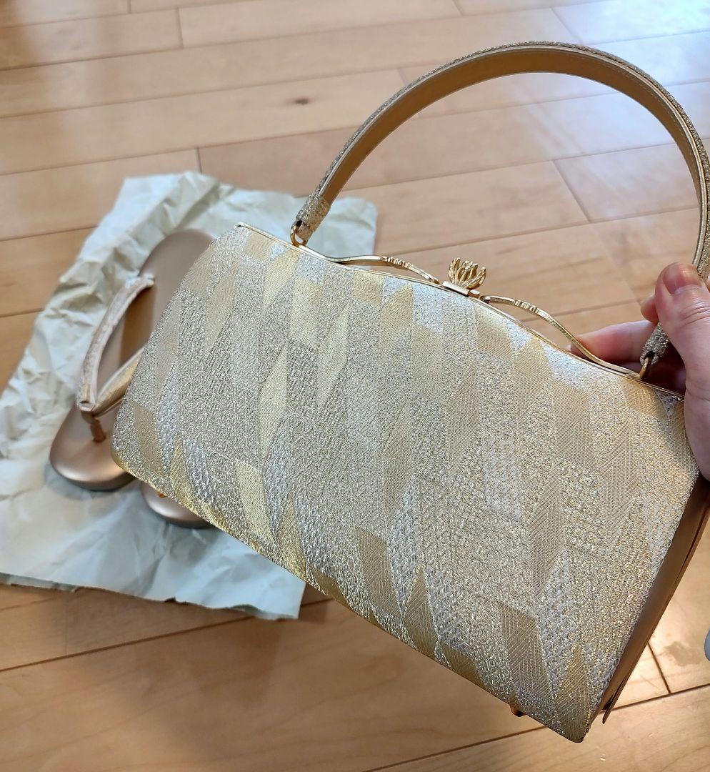 礼装　和装バッグ草履セット　紗織ブランド　和装バッグと草履セット