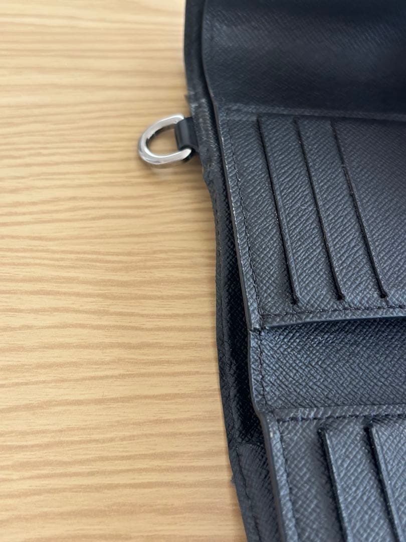 Louis Vuitton ブラック 三つ折り財布