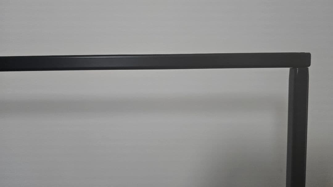 KANADEMONO シンプル アイアン ハンガーラック　Black　W90