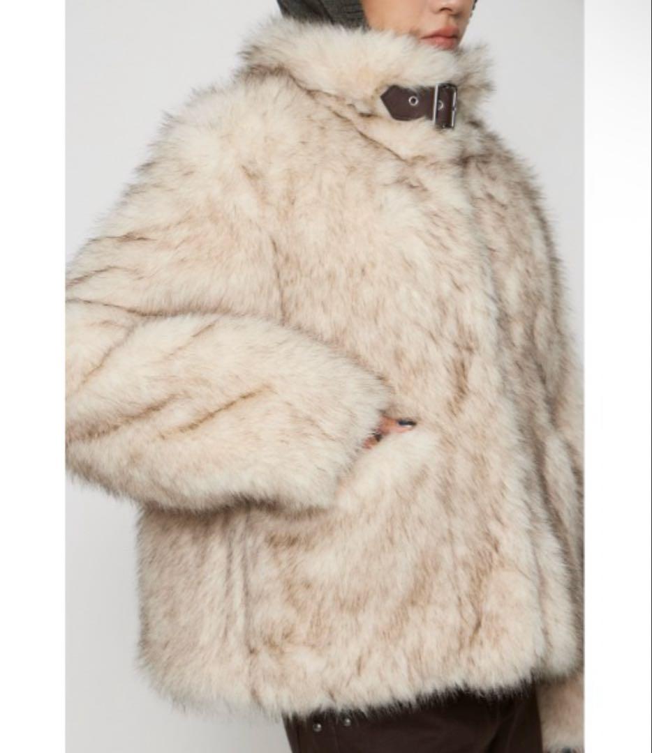 LAGUAGEM POCKET POINT FAUX FUR コート