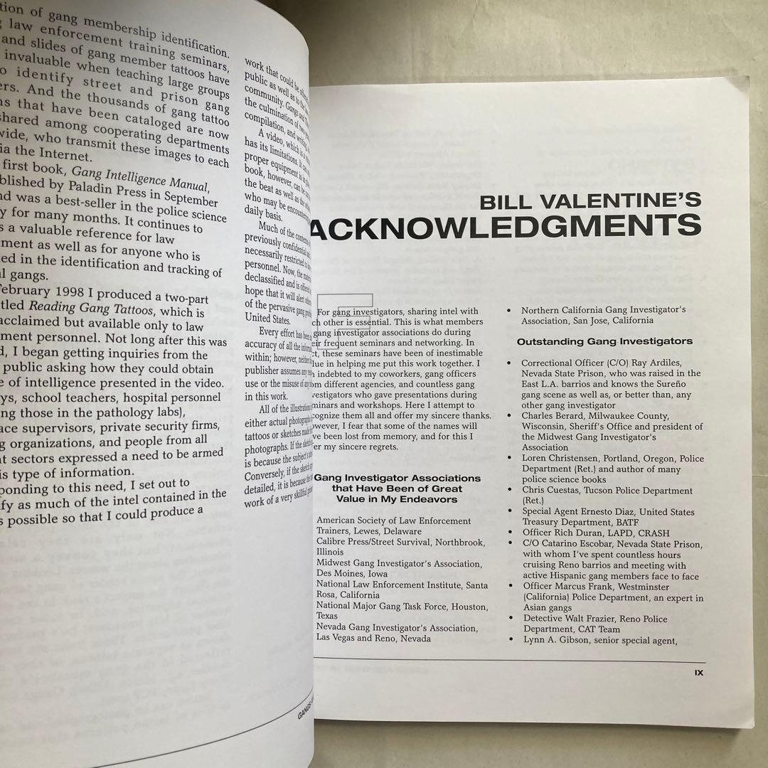 Gangs and Their Tattoos タトゥー　アメリカ刺青　匿名配送