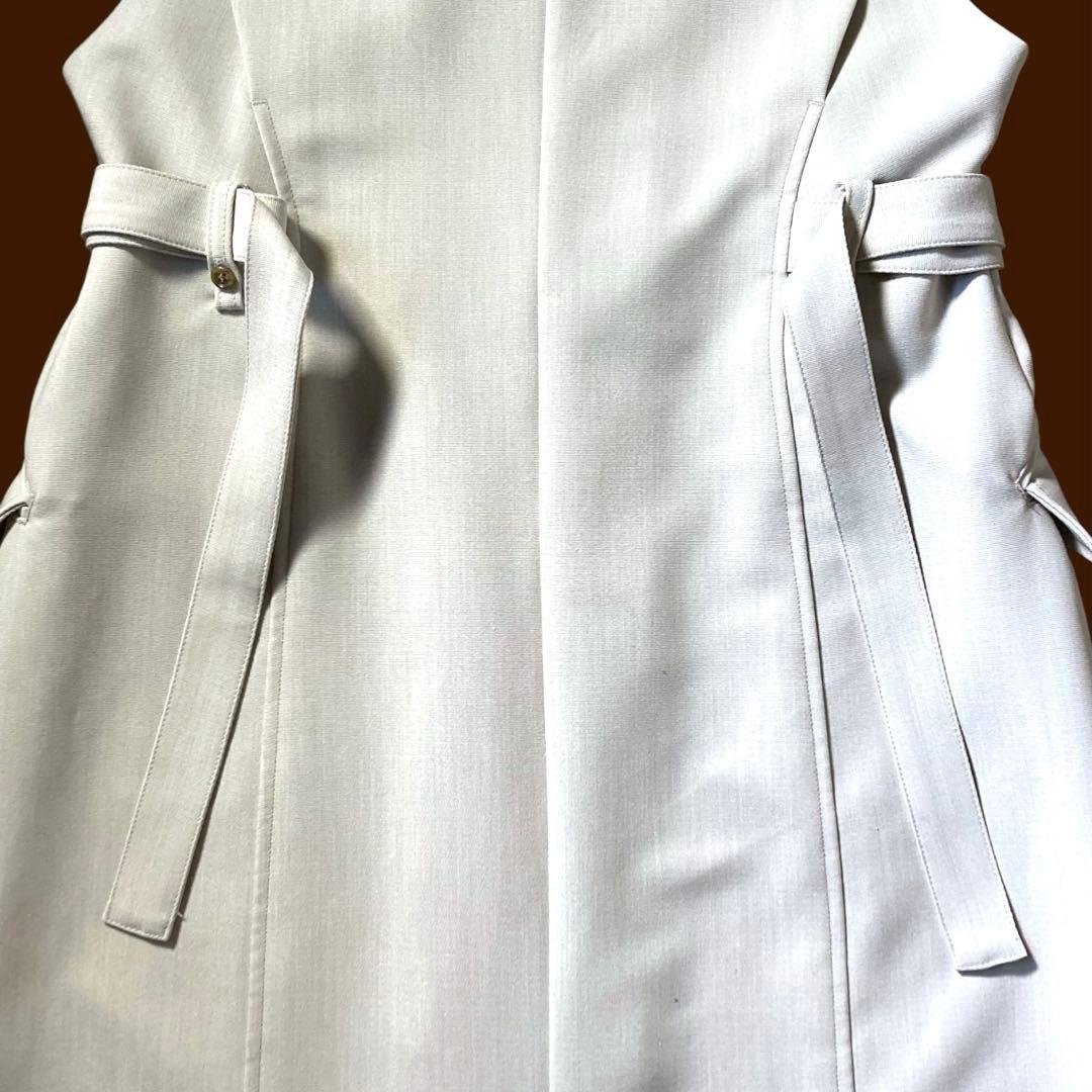 極美品 パブリックトウキョウ 25SS ベルテッドジレワンピース マキシ 洗える