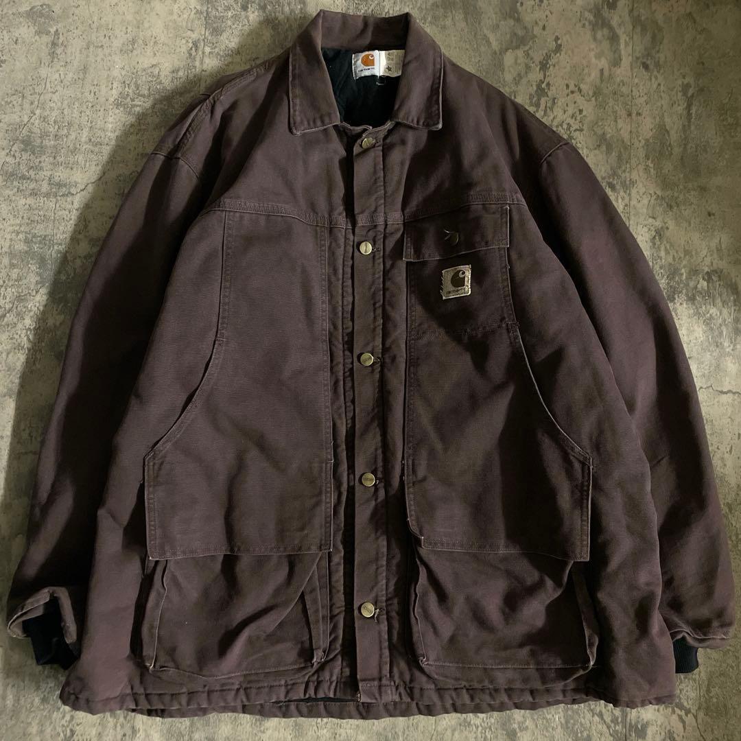 【超レアデル 美品】星タグUSA製 カーハート ダック アクティブジャケット