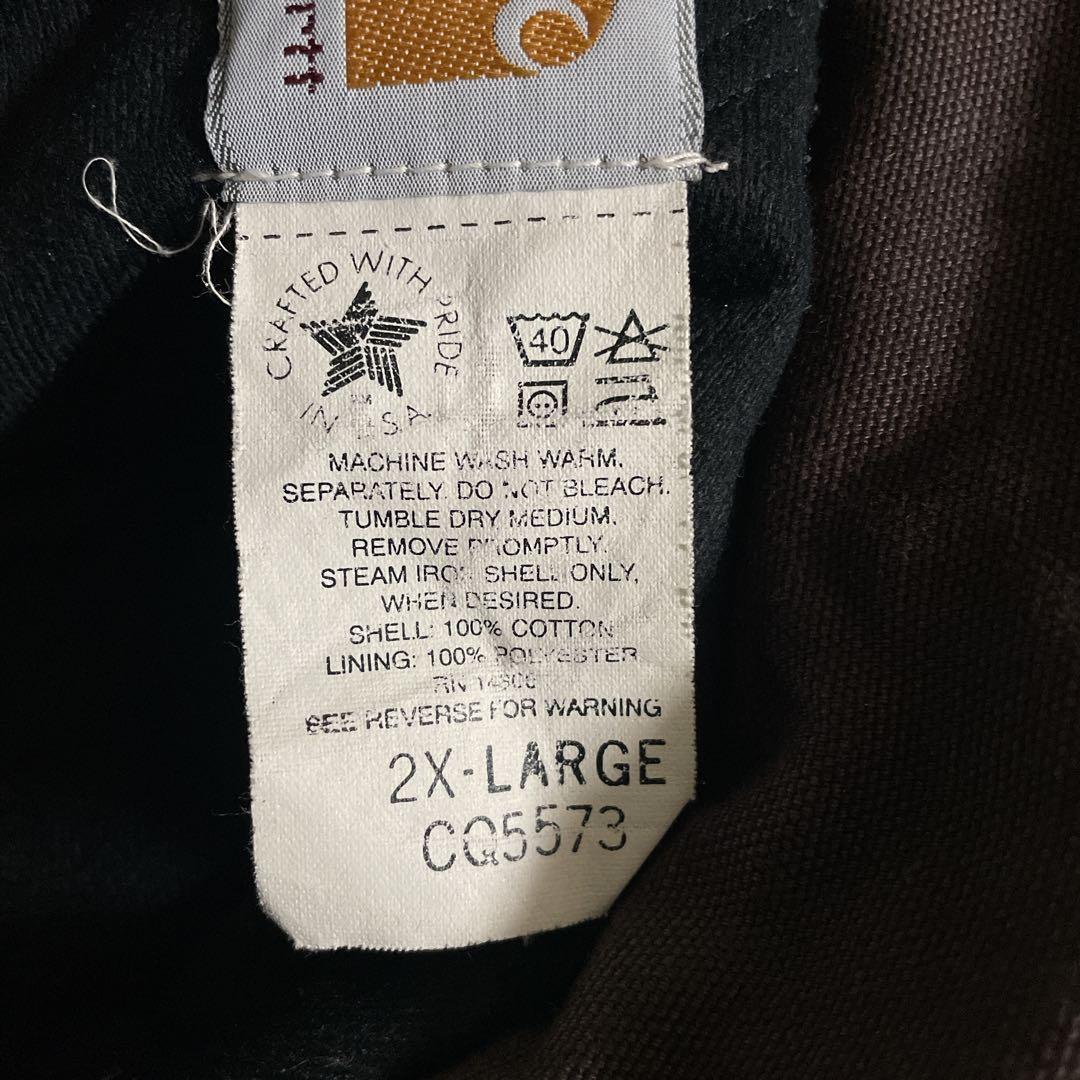 【超レアデル 美品】星タグUSA製 カーハート ダック アクティブジャケット