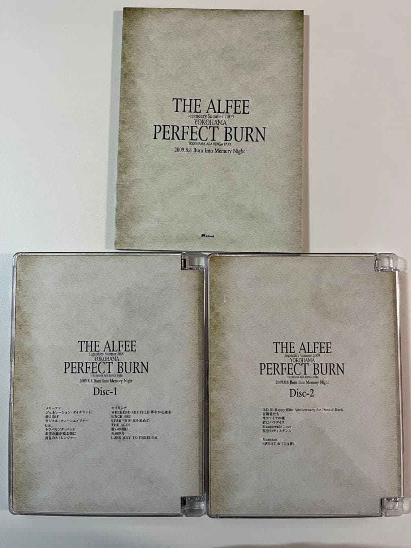 THE ALFEE【PERFECT BURN】DVDセット