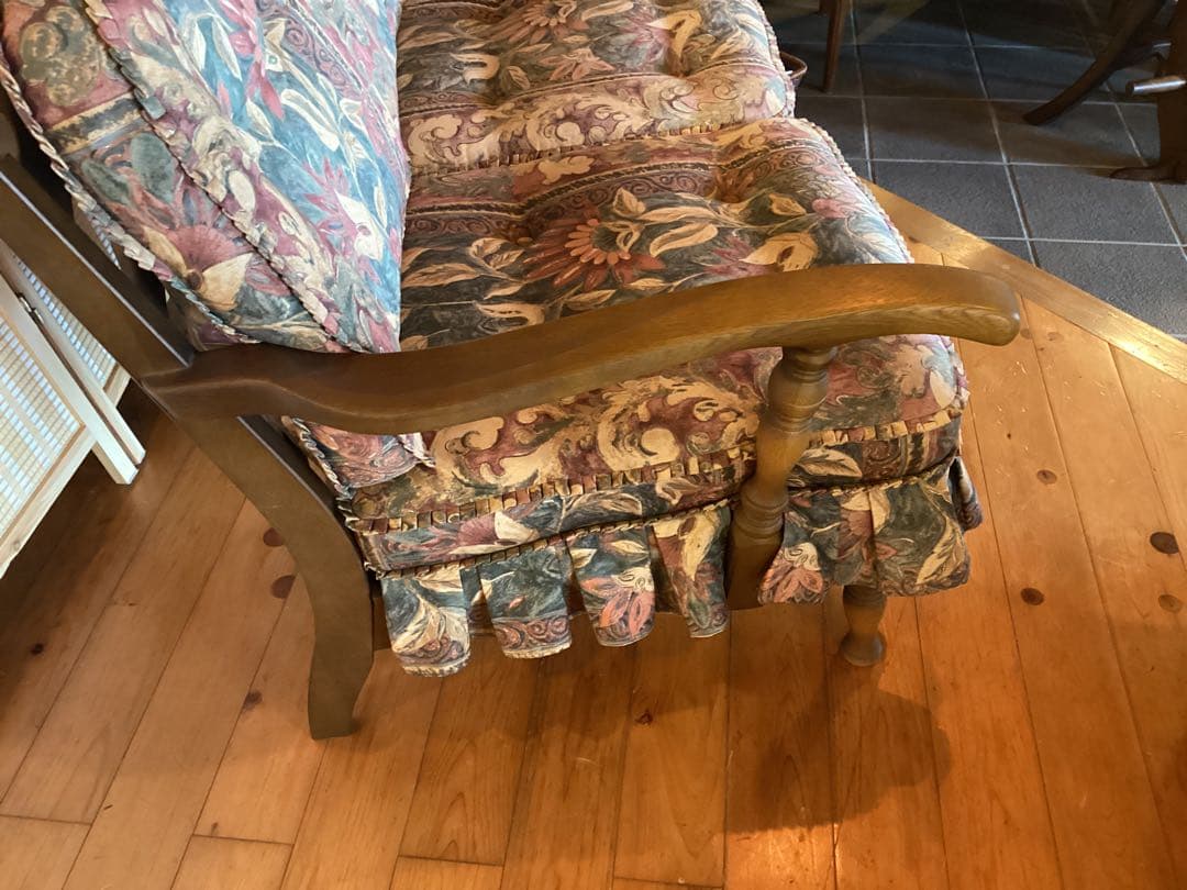 飛騨産業　キツツキ　穂高　2人用　ソファ　リビングチェア