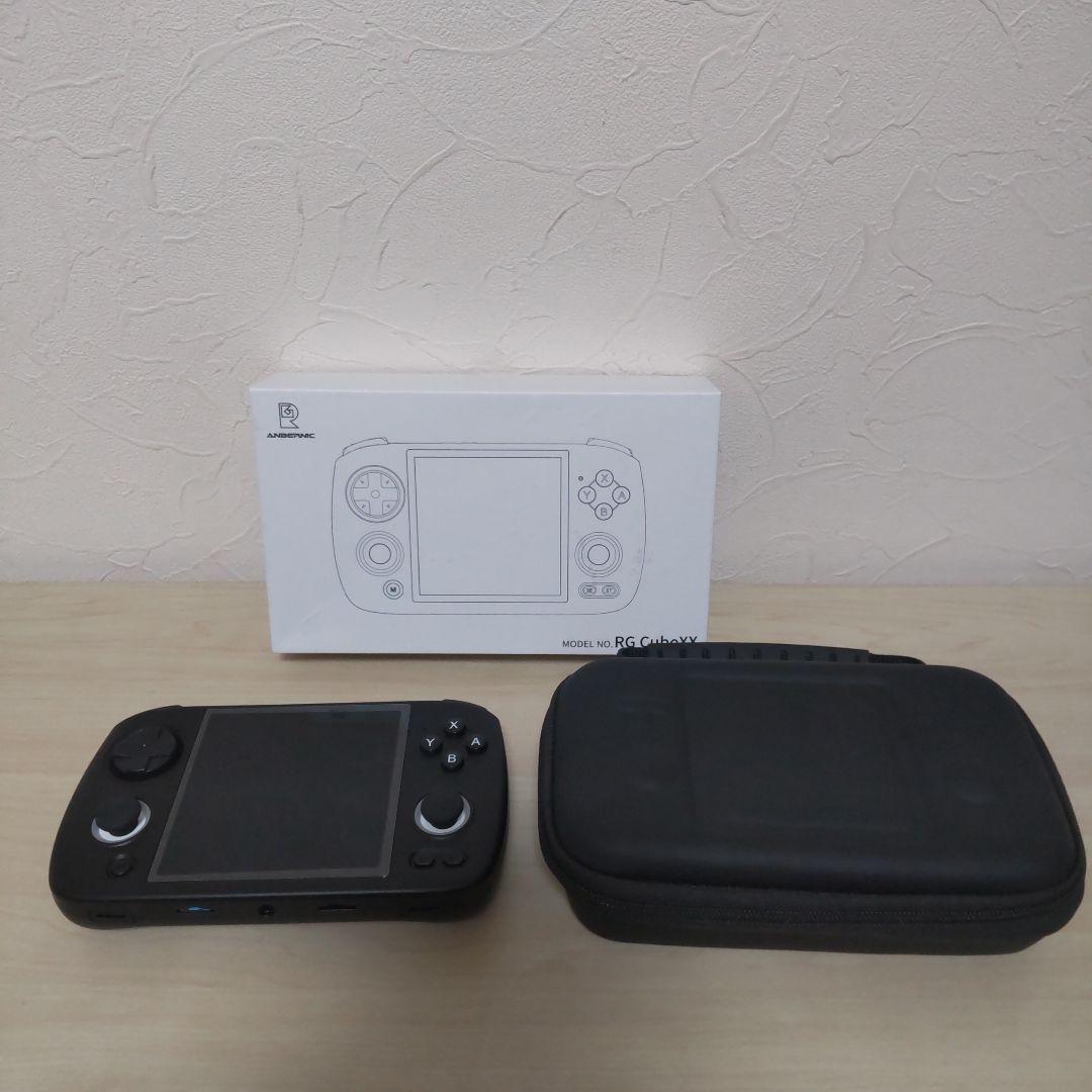 ANBERNIC RG CUBEXX 64GB エミュ機 中華ゲーム機 ケース付