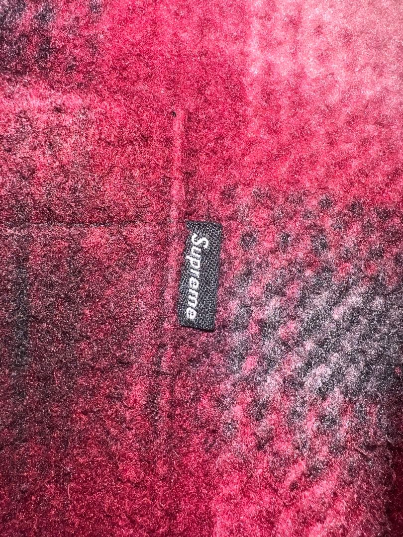 ジャケット・アウター Supreme Shadow Plaid Fleece Shirt Jacket