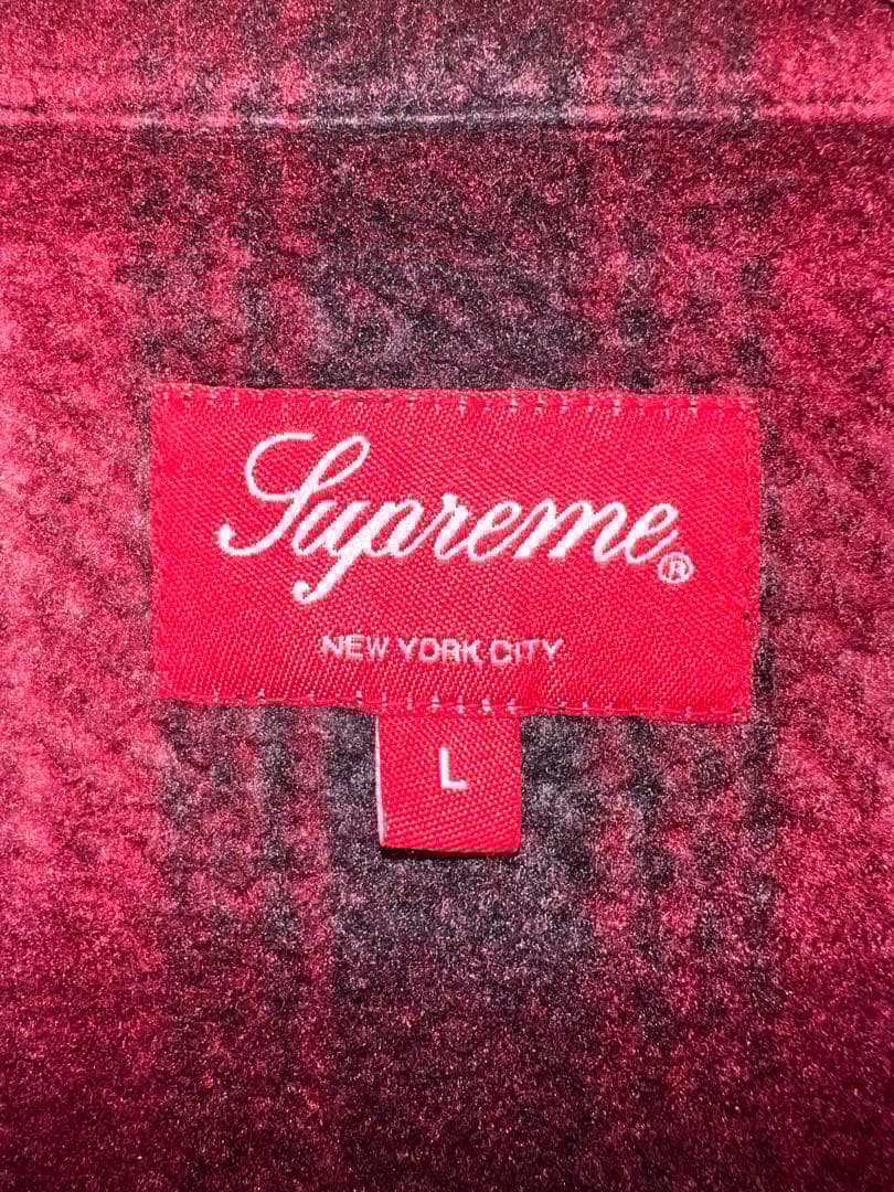 ジャケット・アウター Supreme Shadow Plaid Fleece Shirt Jacket