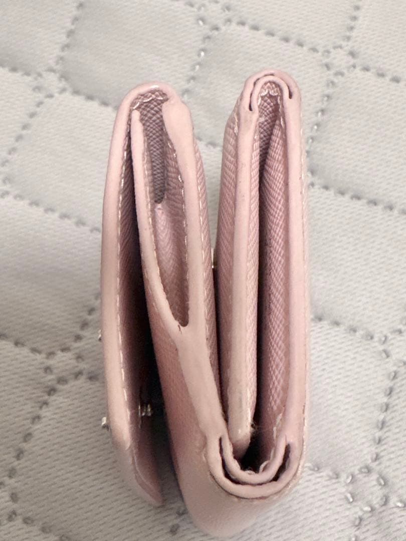 PRADA プラダ 三つ折り 財布 ウォレット ピンク