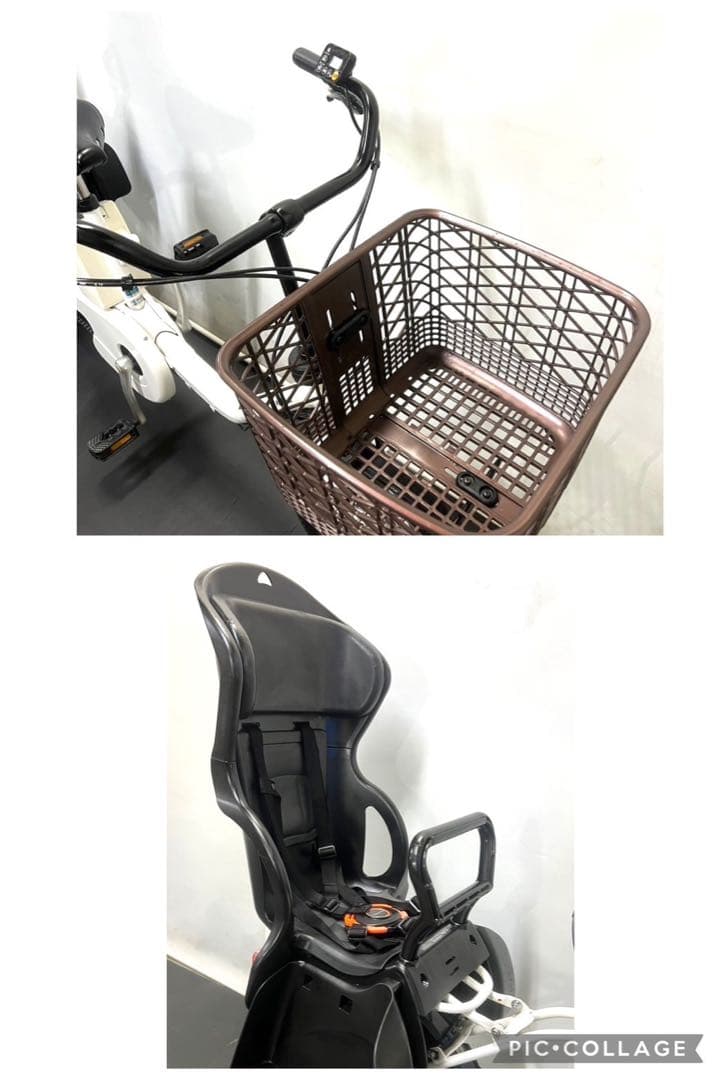 1年保証 送料無料　新型　パナソニック　20インチ　白色　電動アシスト自転車