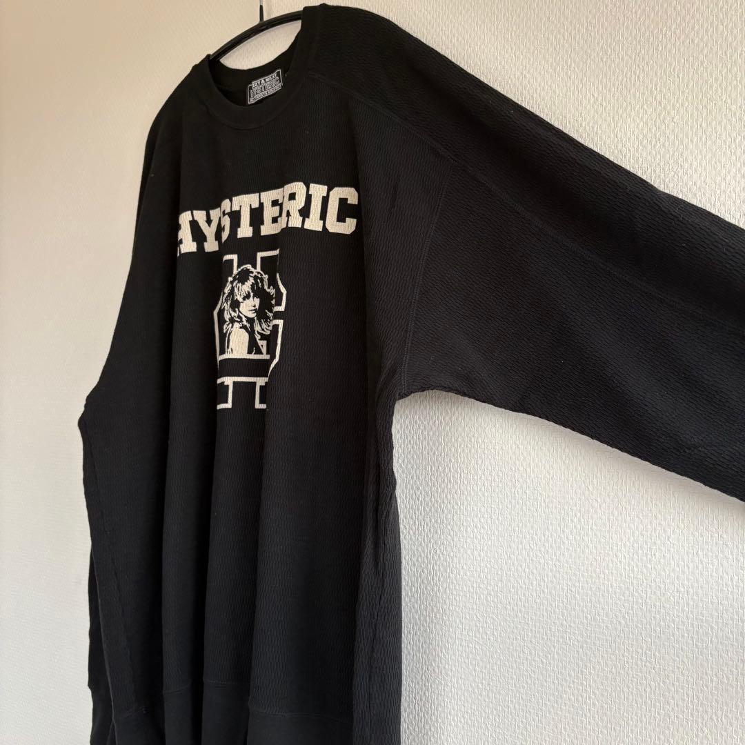 ヒステリックグラマー H SCHOOL スウェット　ワッフルロンT サーマル