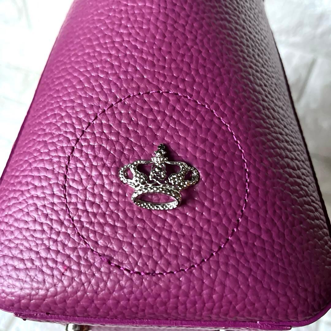 キキララA.D.M.J. トートバッグ 逆台形 パープルシボ革 トート