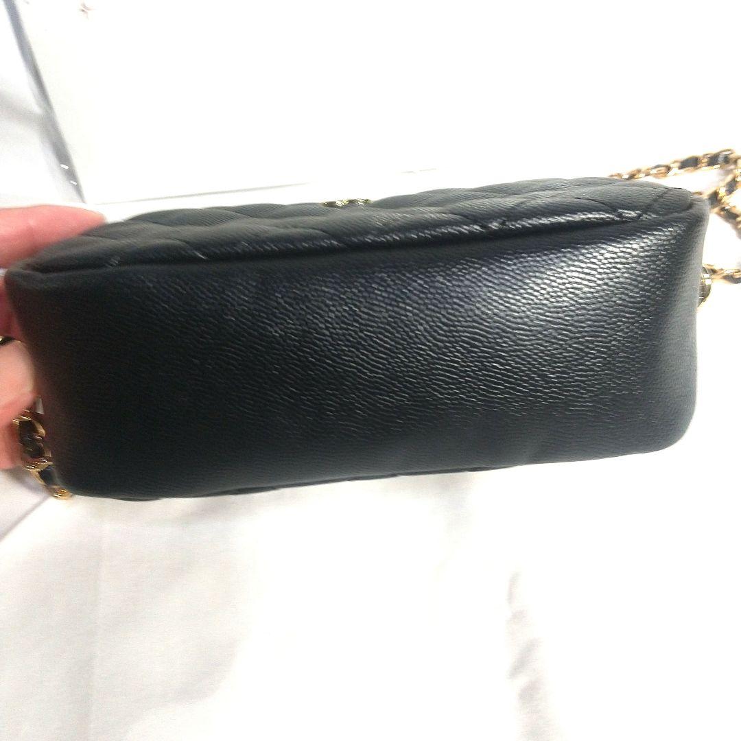 mocoCHANEL新品未使用 ブラックショルダーバッグチャームノベルティ