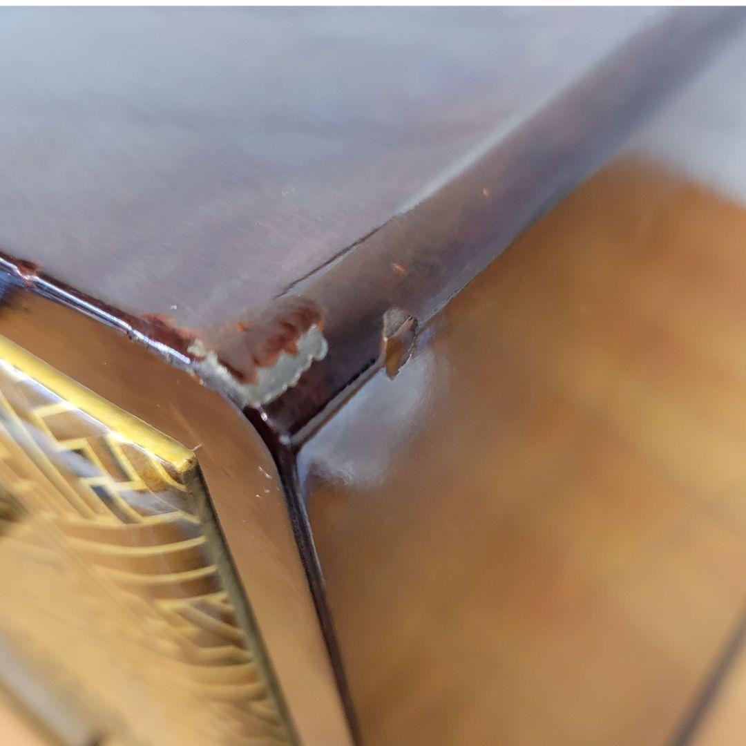 【激希少】箱根寄木細工 紗綾形紋様 引き出し 棚 タンス