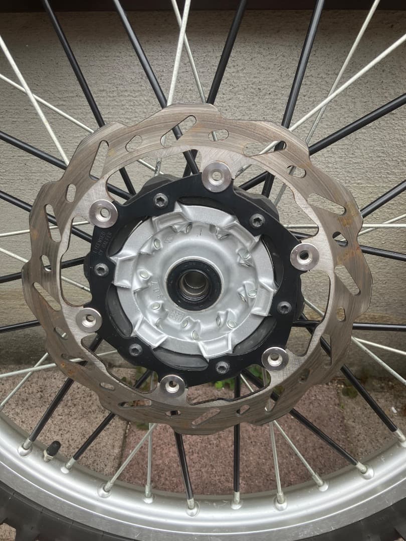 wr250rオフロード前後ホイールタイヤセット